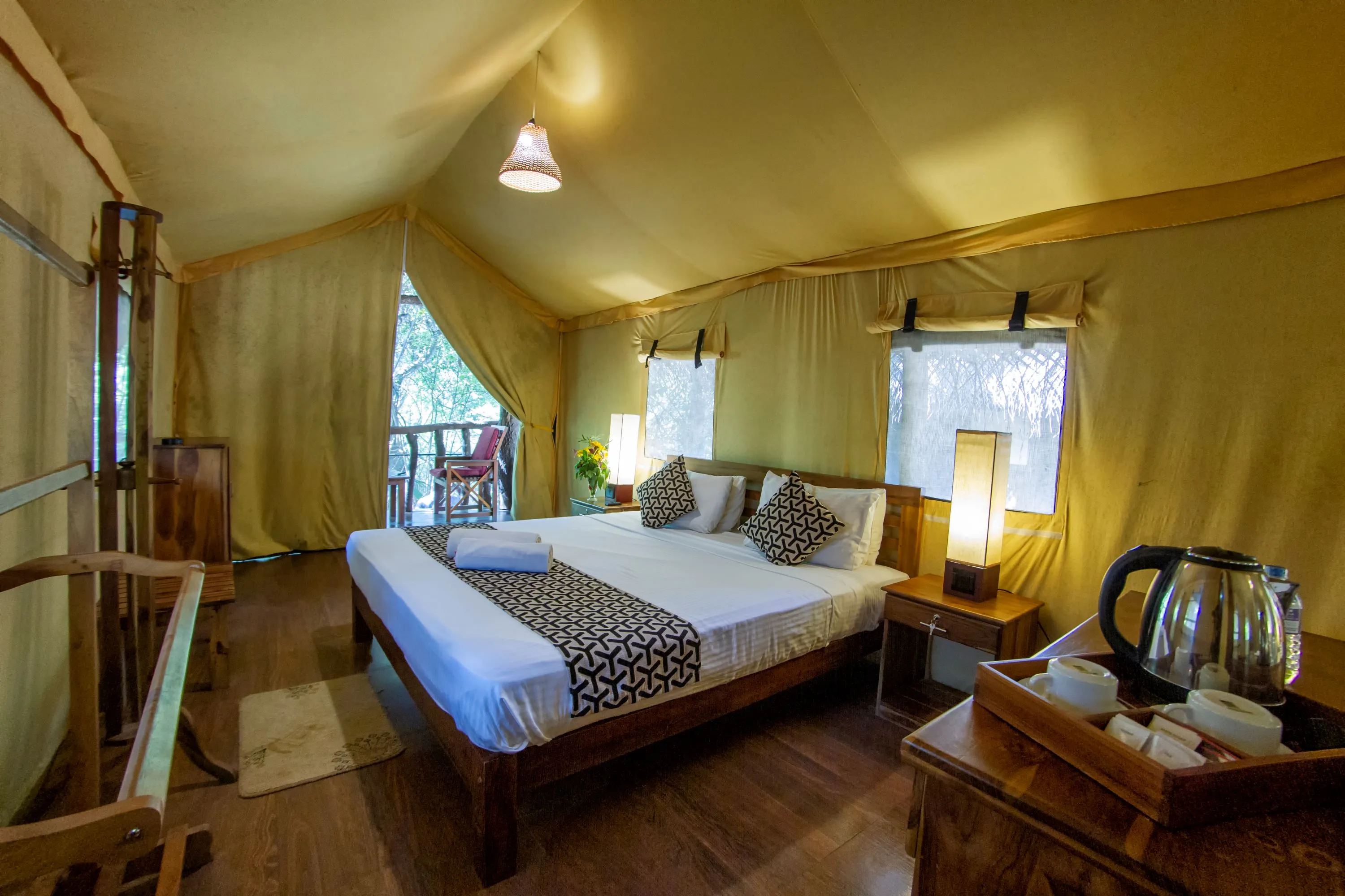 Hotelzimmer in einem Bungalow